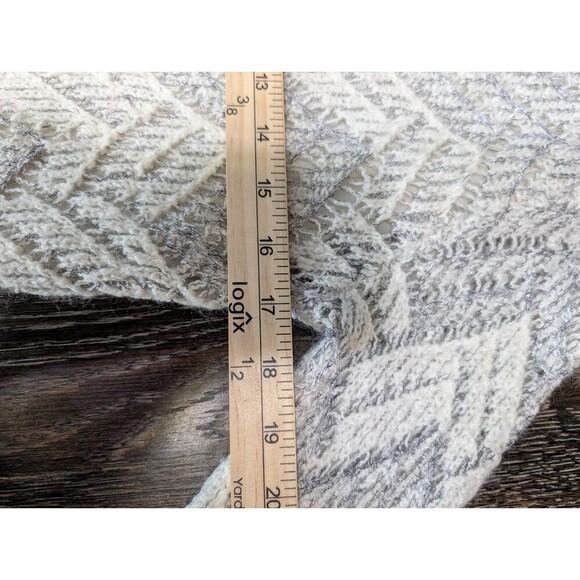 Lucky Brand Oatmeal Chevron Sweater Women's Large - Picture 8 of 9